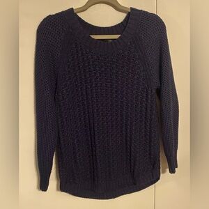 Calvin Klein Navy Blue Knit Sweater, XL